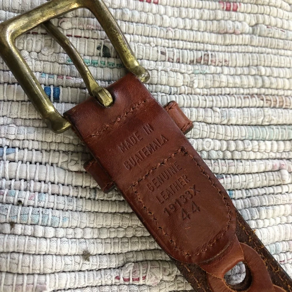 Vintage Genuine Leather Belt